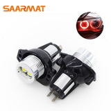 2X  10W For BMW E60 E61 E63 E64 E70 X5 E71 X6 E82 E87 E89 Z4 E90 E91 M3 LED CANBUS Angel Eyes light Headlight Lamp Blue white