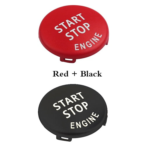 Start Stop Engine Button Switch for BMW X1 X5 E70 X6 E71 Z4 E89 3 5 Series E90 E91 E60 Key Decor Replace Ring Trim Cap Cover Kit